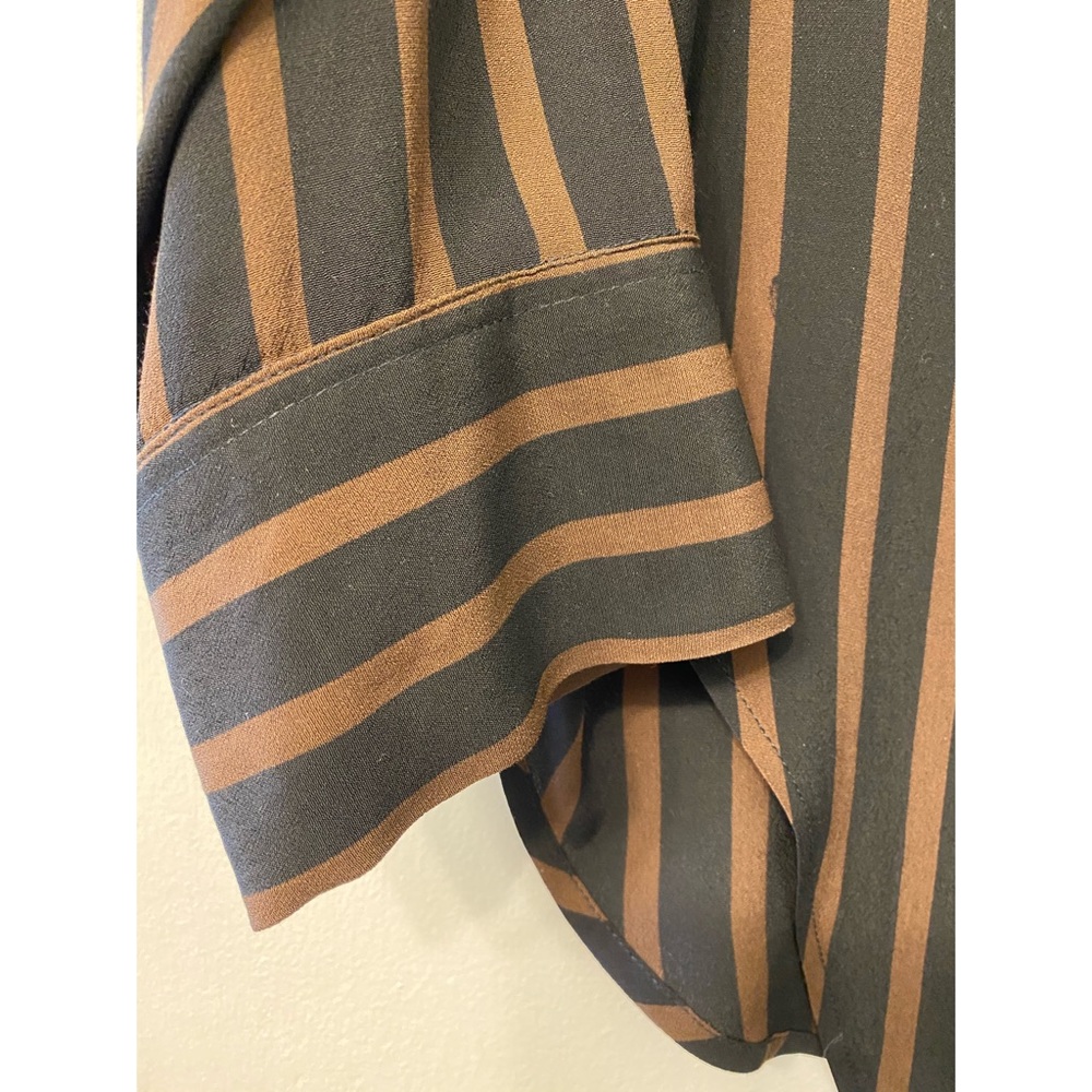 Faithfull The Brand Striped Shirt Bow Tie Front - Picture 8 of 16